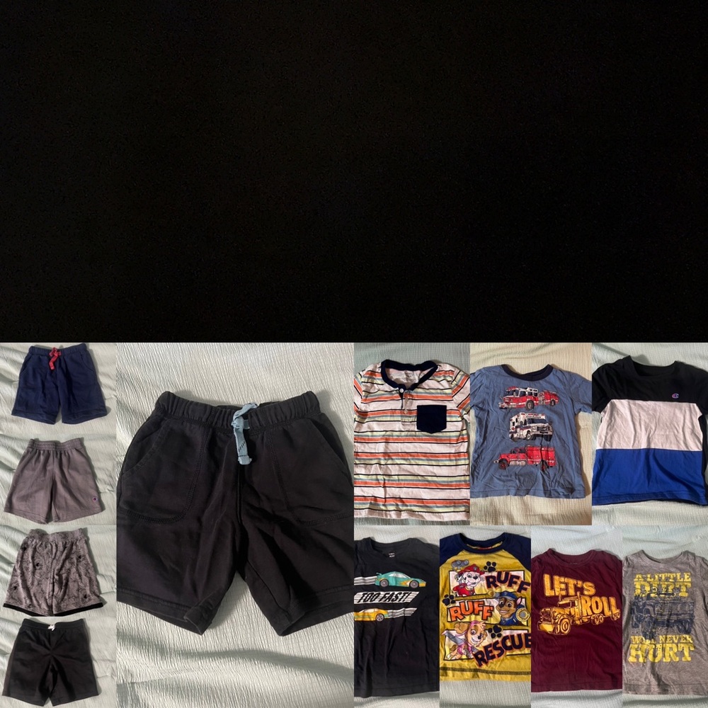 *12 Piece Bundle* 4T Boys Shirts/Shorts. 7 t-shirts, 5 shorts